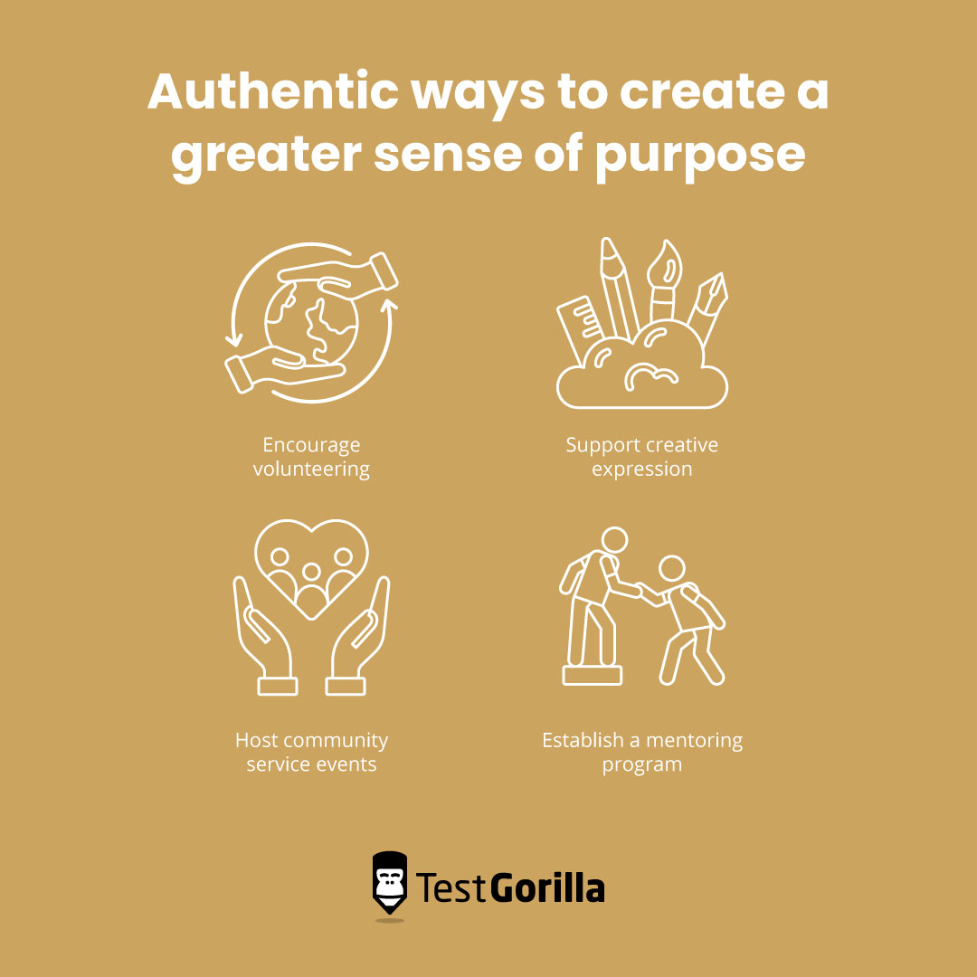 Authentic ways to create greater sense of purpose