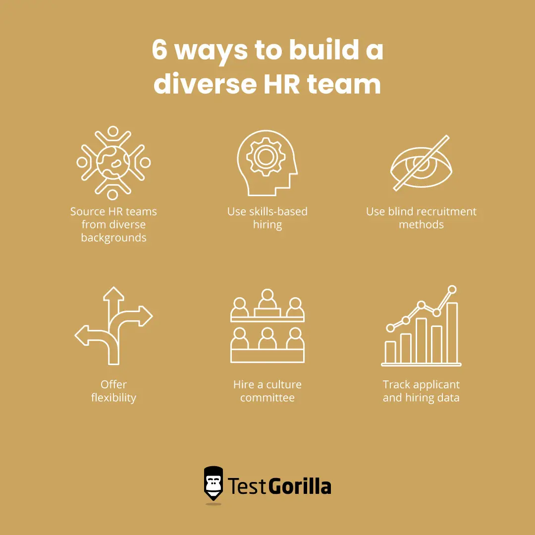 6 ways to build a diverse HR team