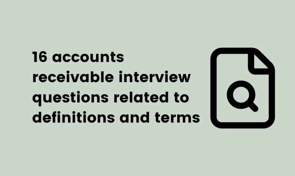 36 Accounts Receivable Interview Questions TestGorilla