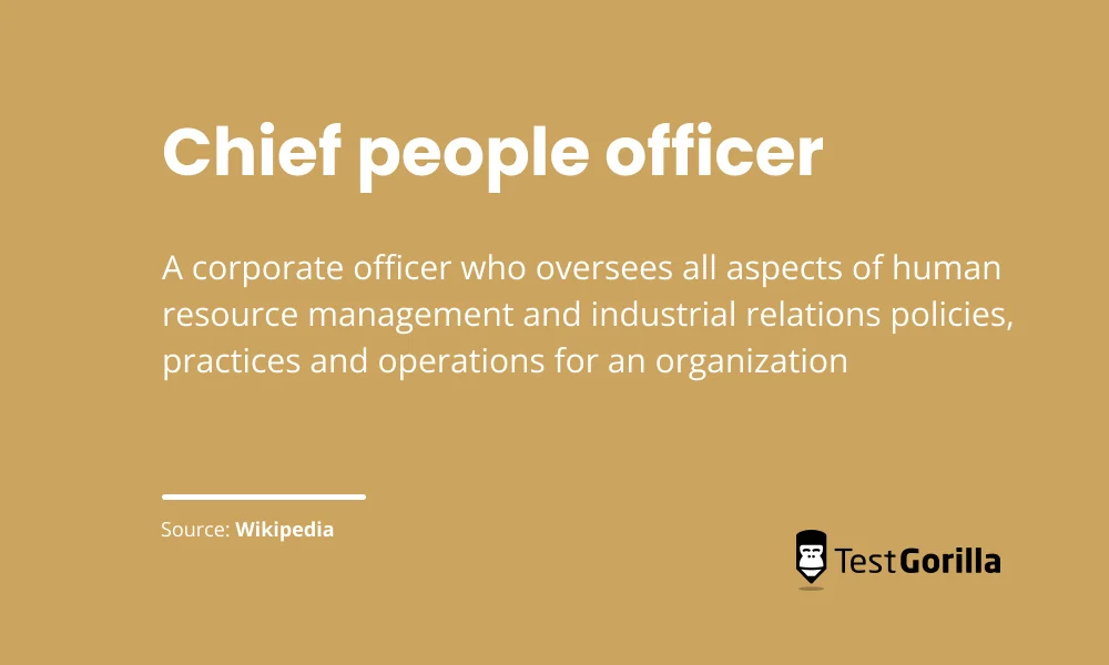 what is a chief people officer