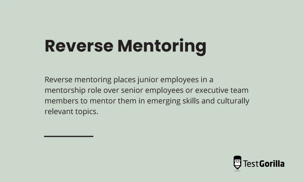 Reverse mentoring definition