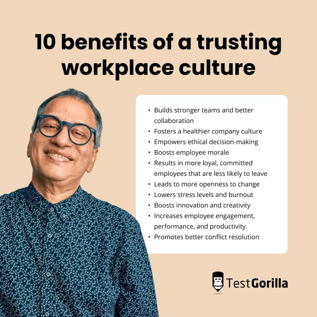 10 benefits of a trusting workplace culture 