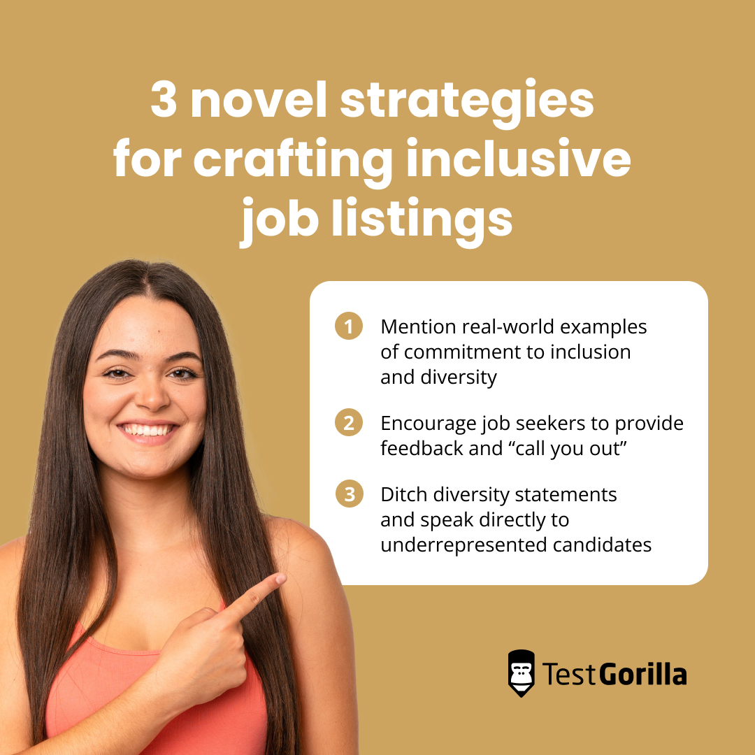 3 novel strategies for crafting inclusive job listings graphic
