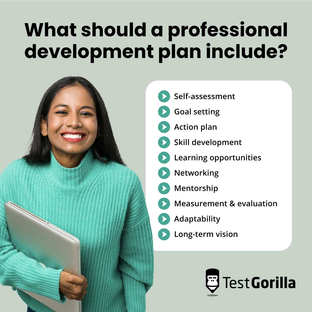 personal development plan examples professional