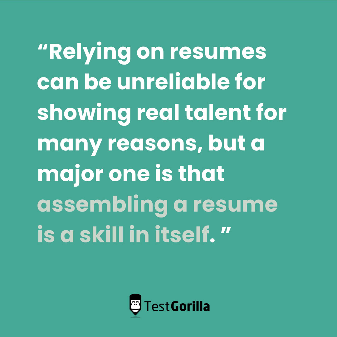 Assembling a resume is a skill in itself