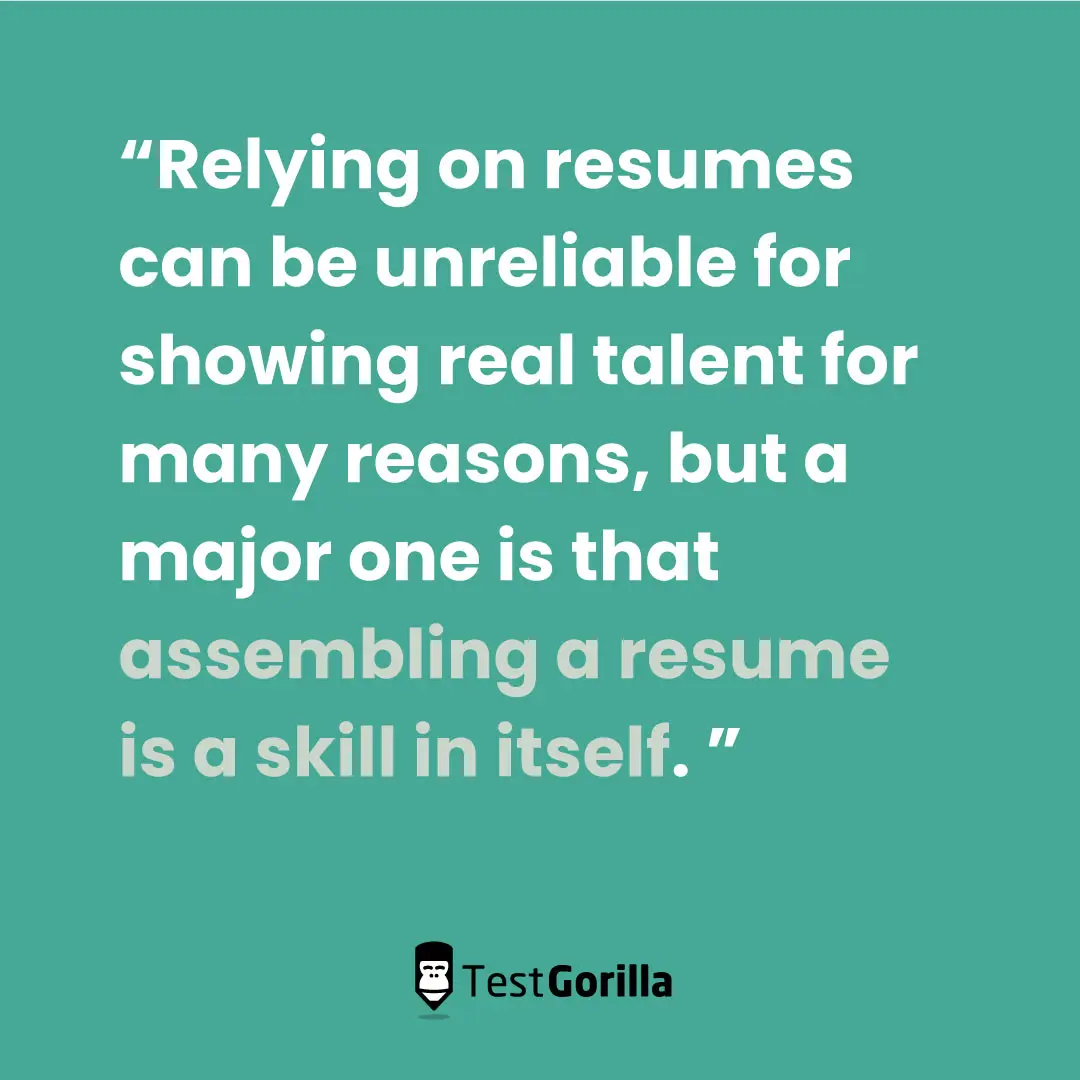 Assembling a resume is a skill in itself