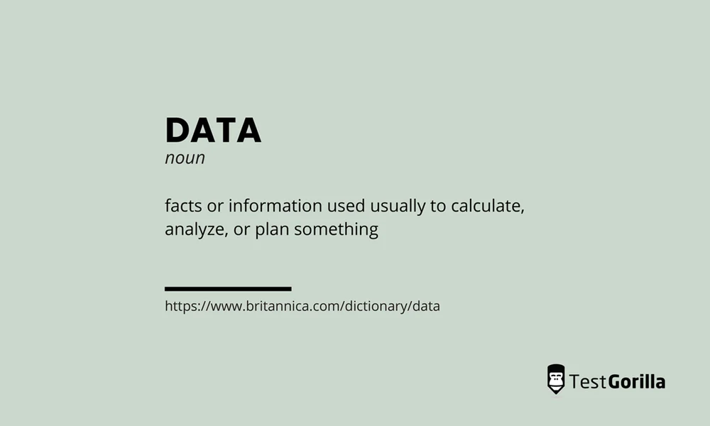 Data dictionary definition