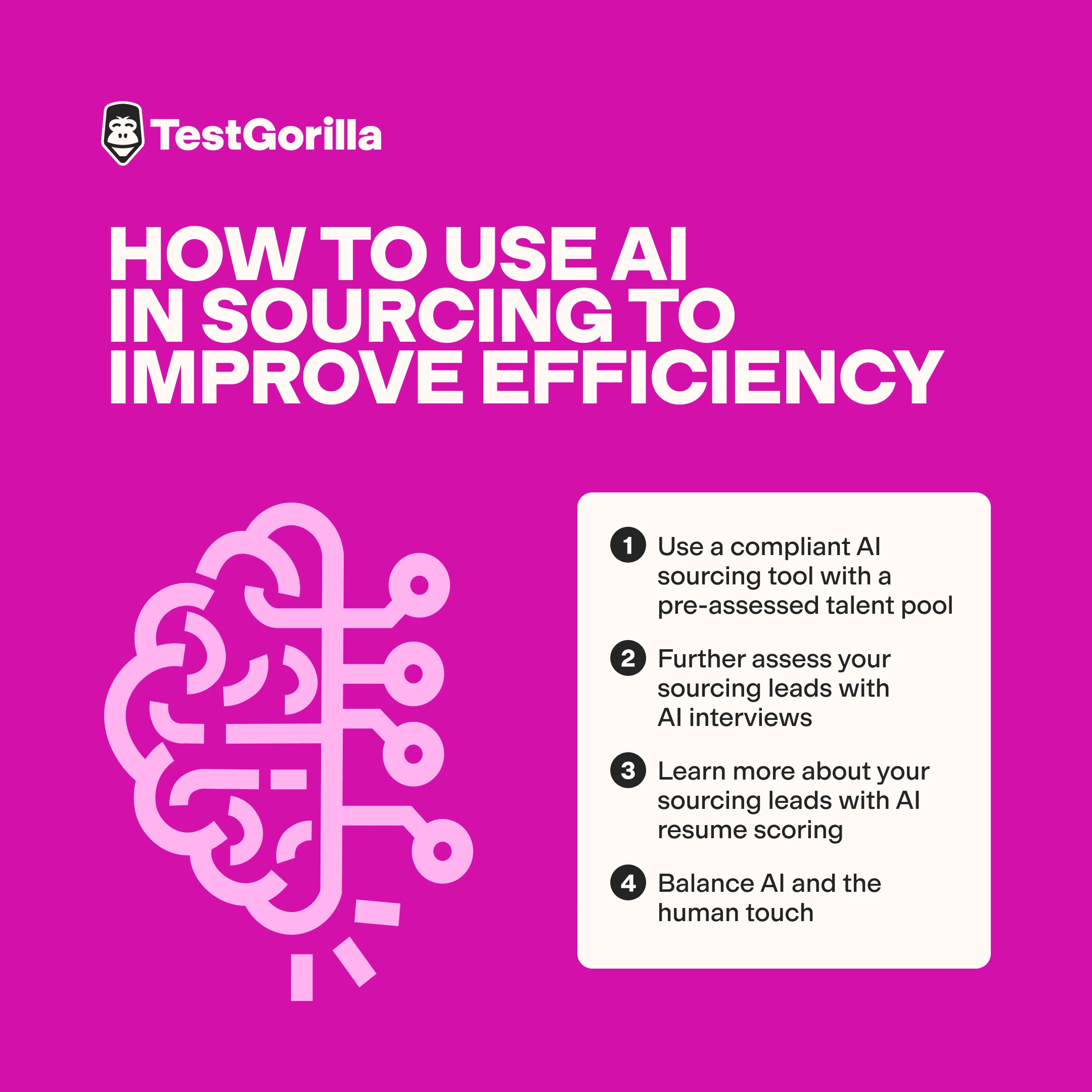 How to use AI in sourcing to improve efficiency