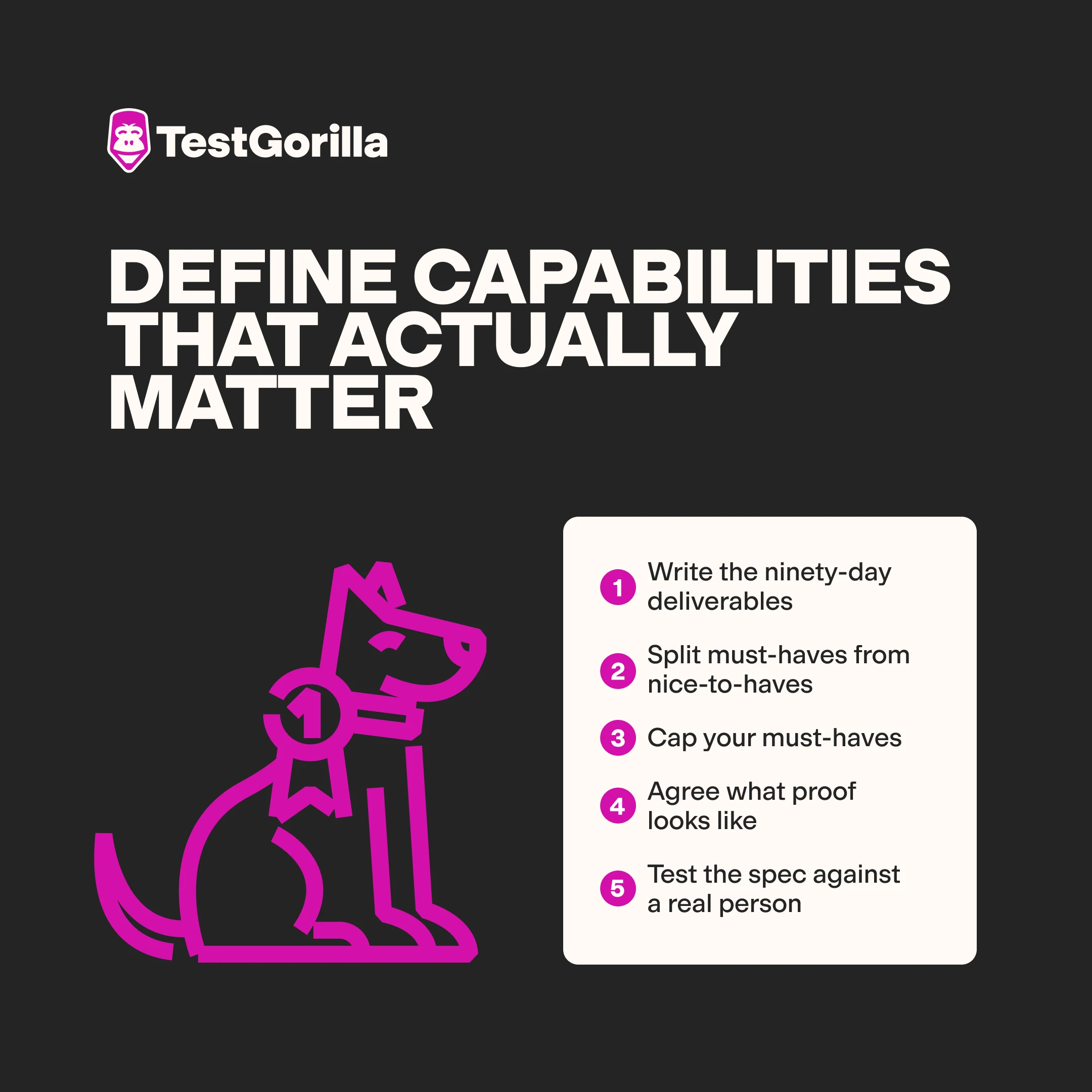 How do you fix the spec when hiring purple squirrels graphic