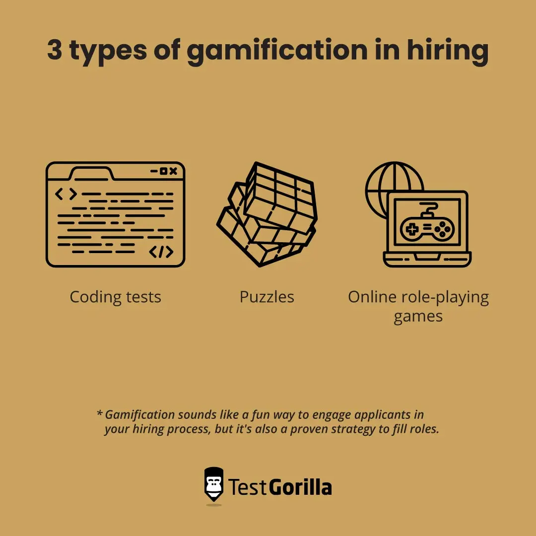 3 types of gamification in hiring