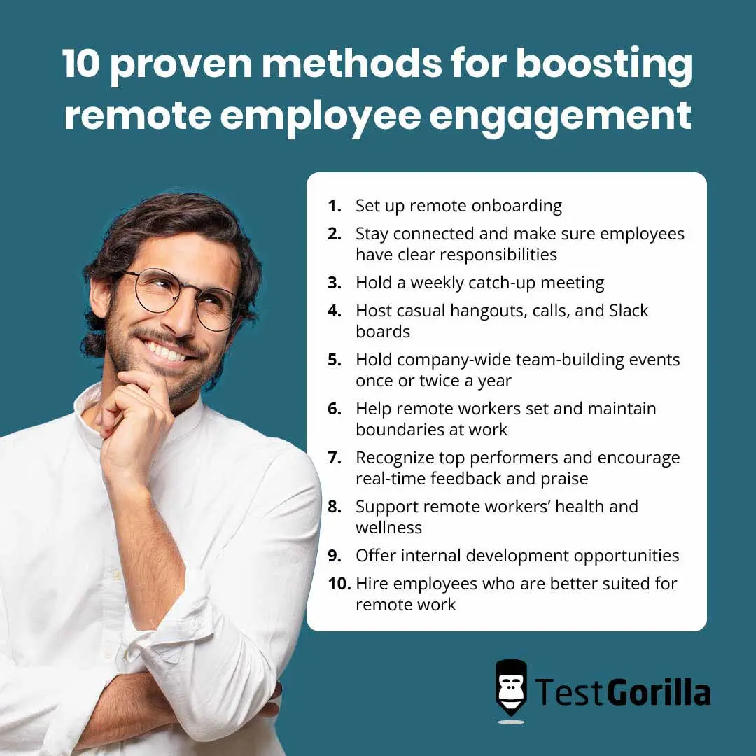 10 proven methods for boosting remote employee engagement