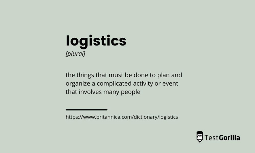 logistics definition