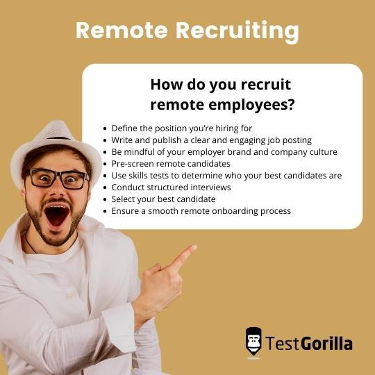 How do you recruit remote employees