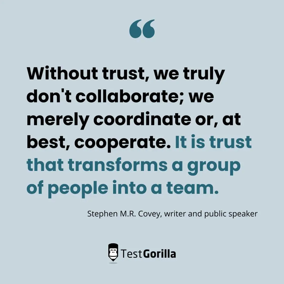 Stephen M R Covey Quote