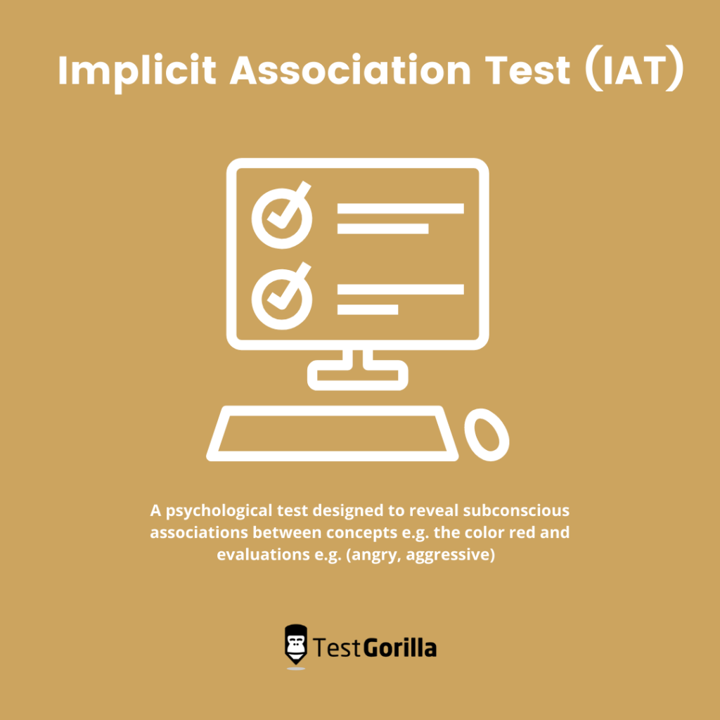 Implicit association test definition