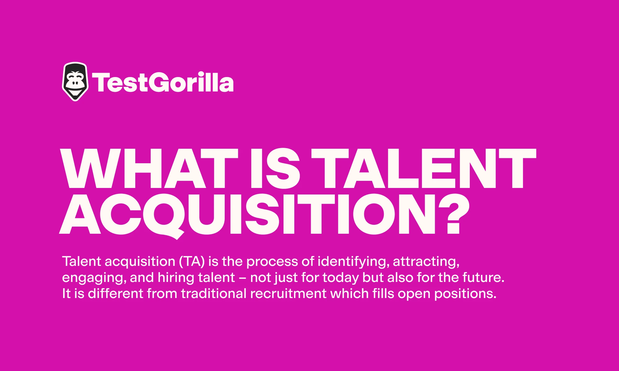 What is talent acquisition graphic