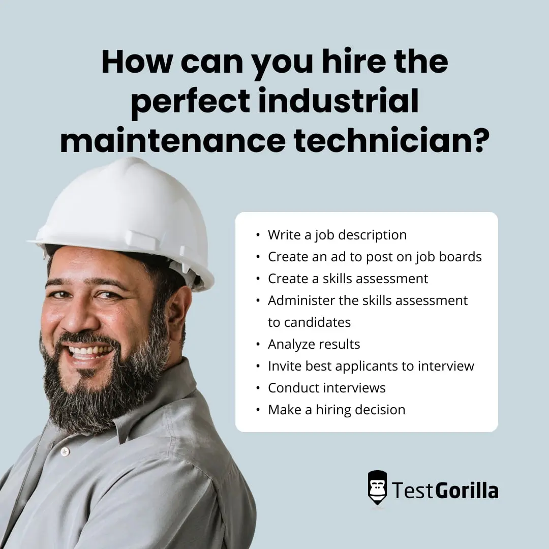 How to hire the perfect industrial maintenance technician?