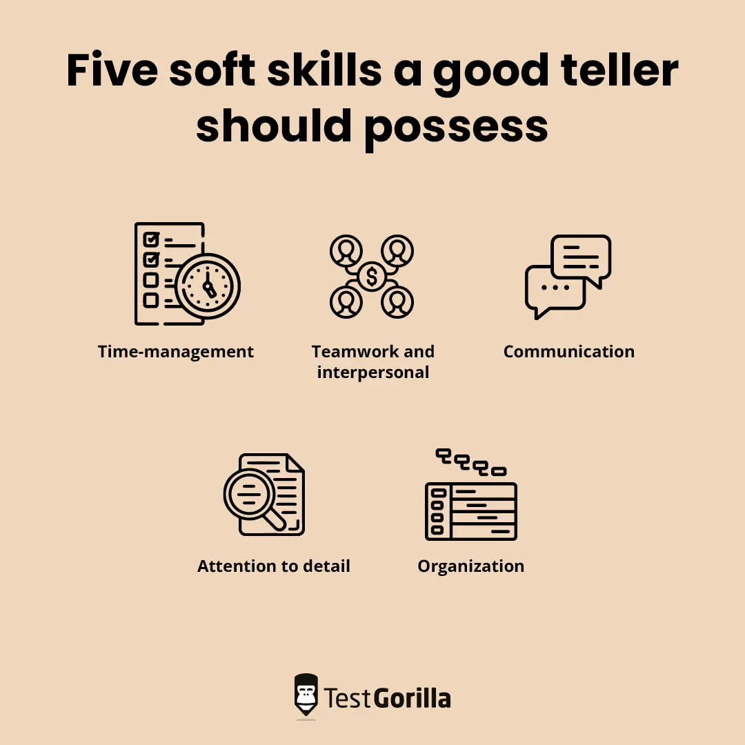 Five soft skills a good teller should possess