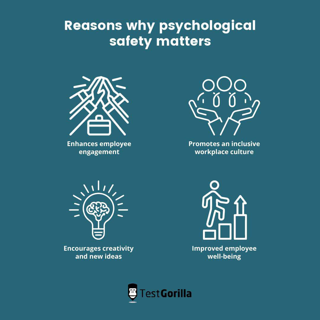 Reasons why psychological safety matters