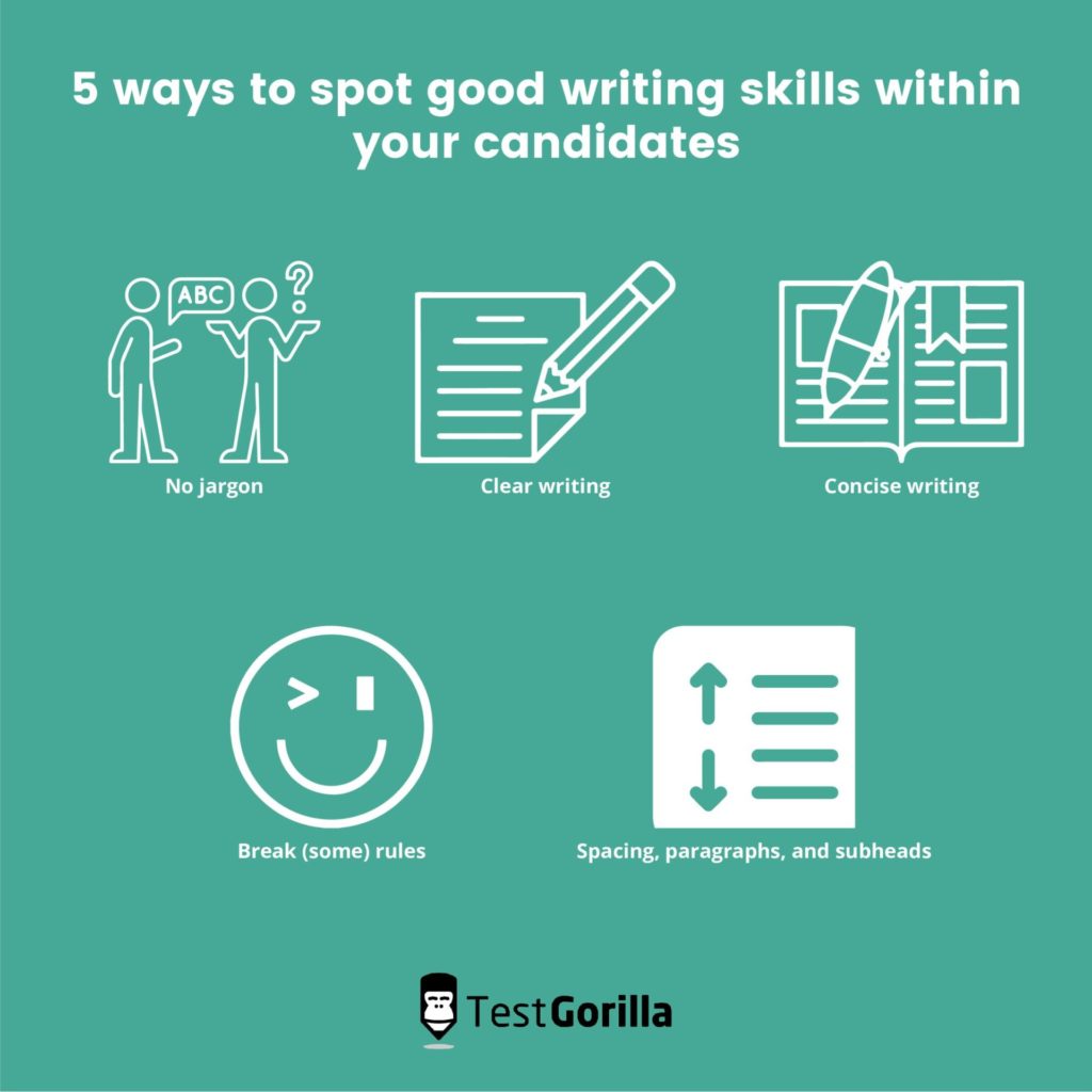 5 ways to spot good workplace writing skills in your candidates