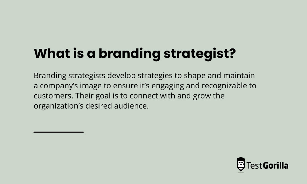 branding strategist definition graphic