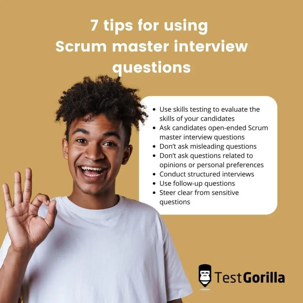  tips for using Scrum Master interview questions