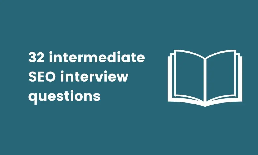 image showing intermediate SEO interview questions