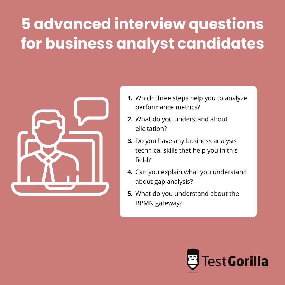 5 advanced interview questions for business analyst candidates