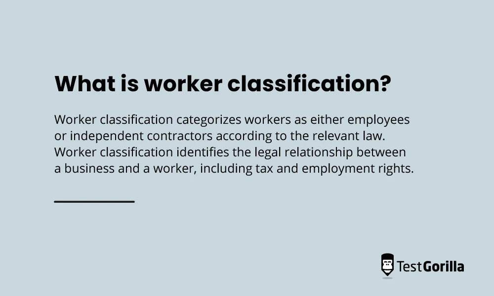 What Is Worker Classification