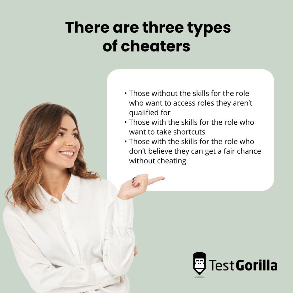 There are 3 types of cheaters