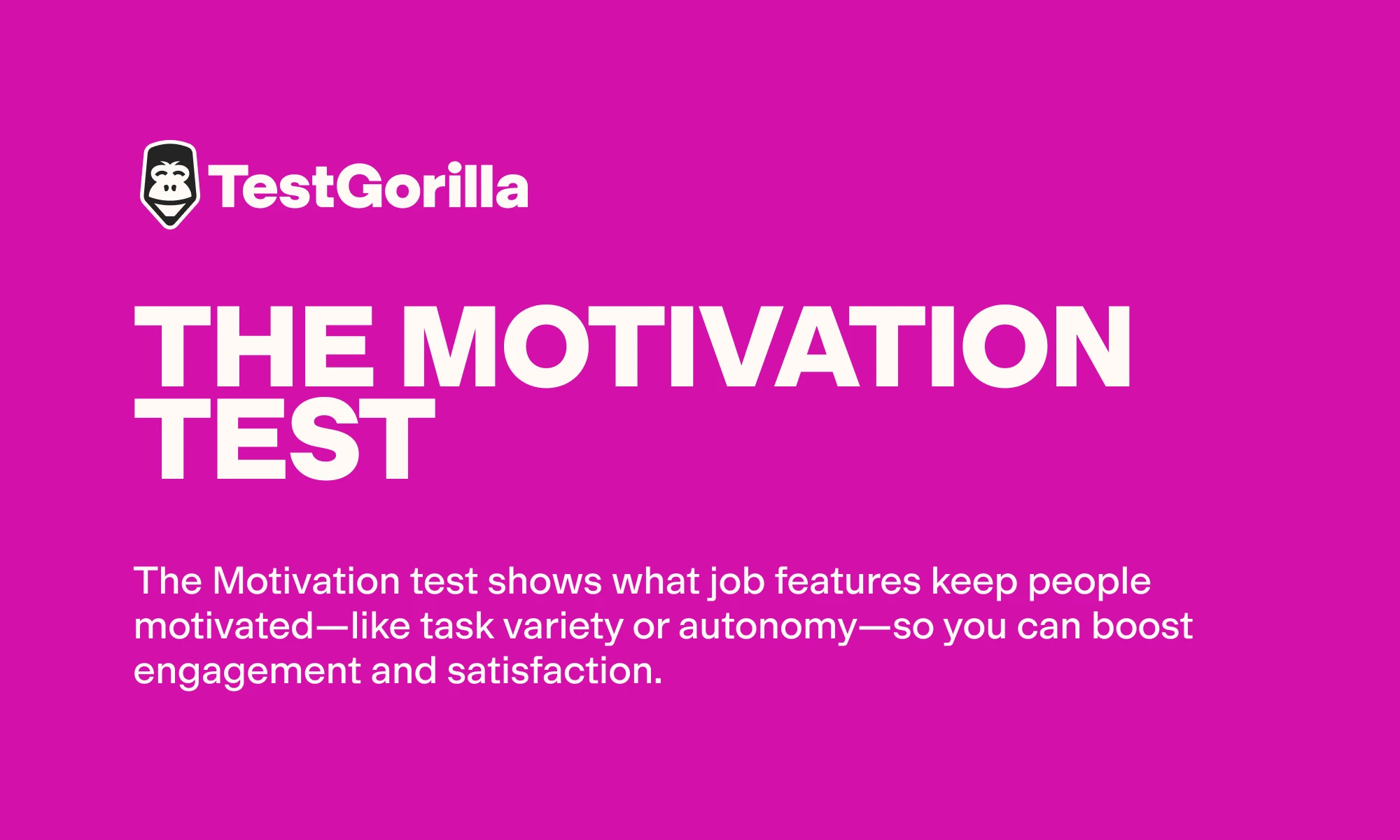 motivation test graphic