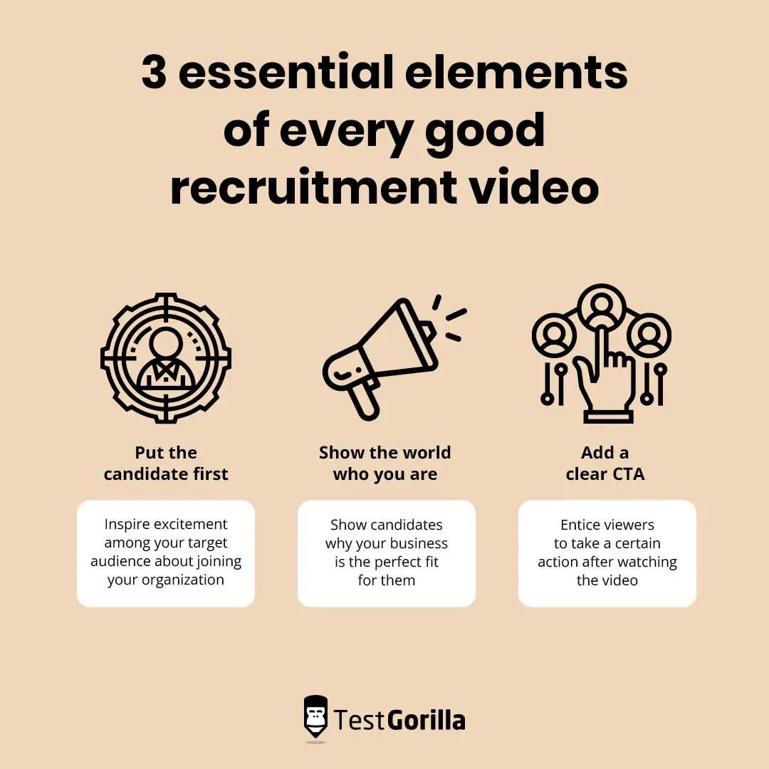 3 essential elements of every good recruitment video
