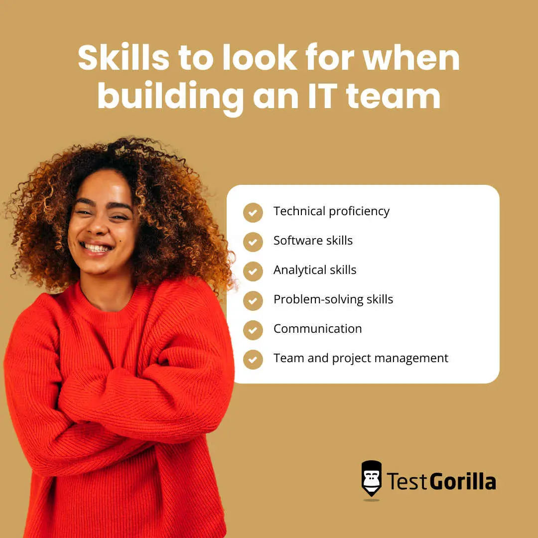 skills to look for when building an it team graphic