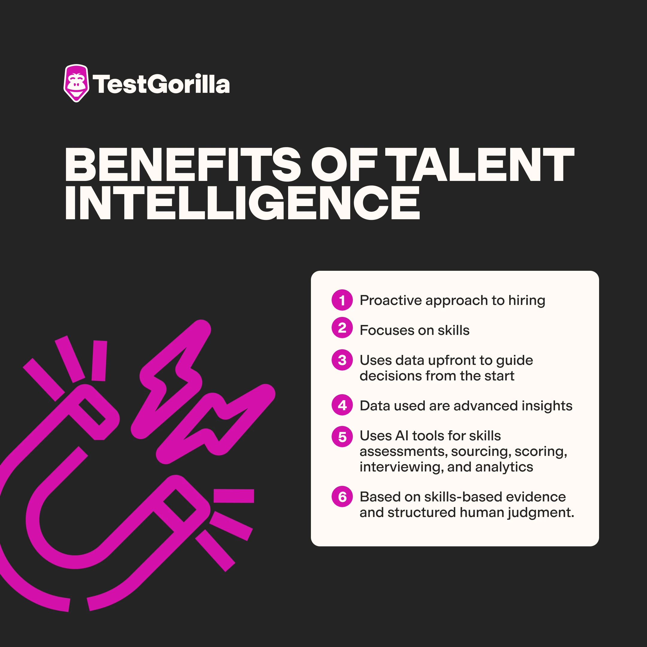 benefits of talent intelligence graphic