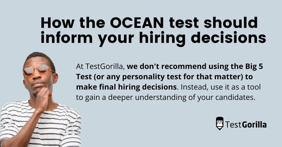 how the OCEAN test can inform your hiring decisions