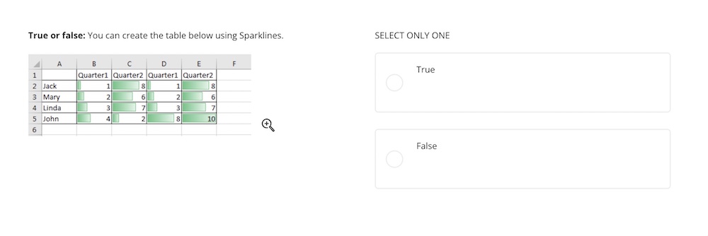 excel sparklines question