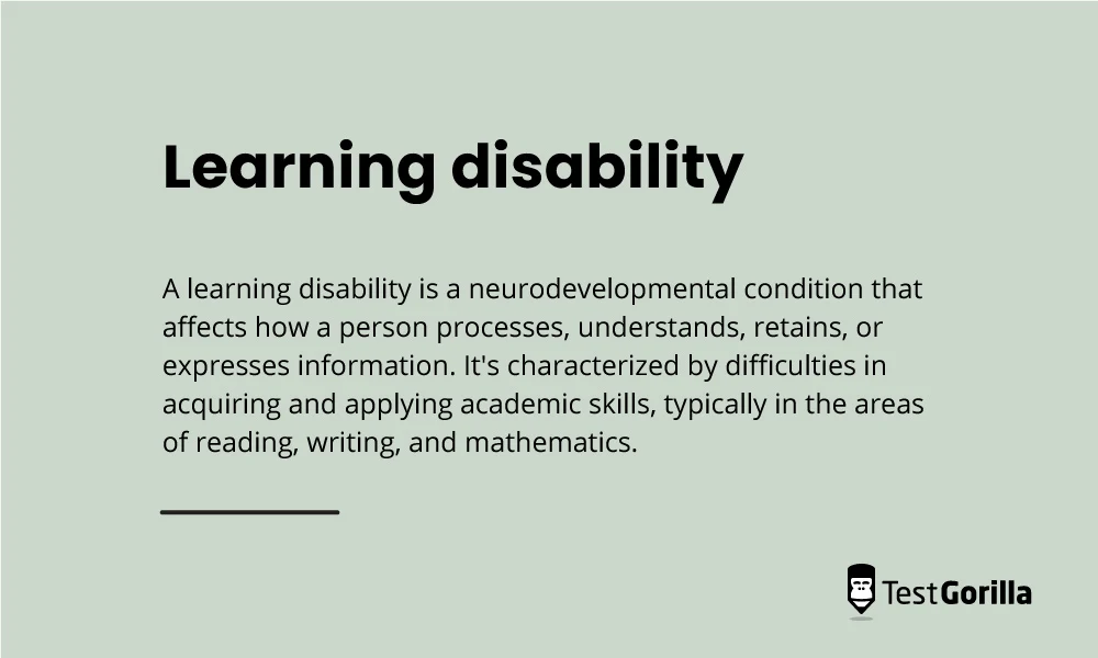 Best practices for hiring people with a learning disability - TG