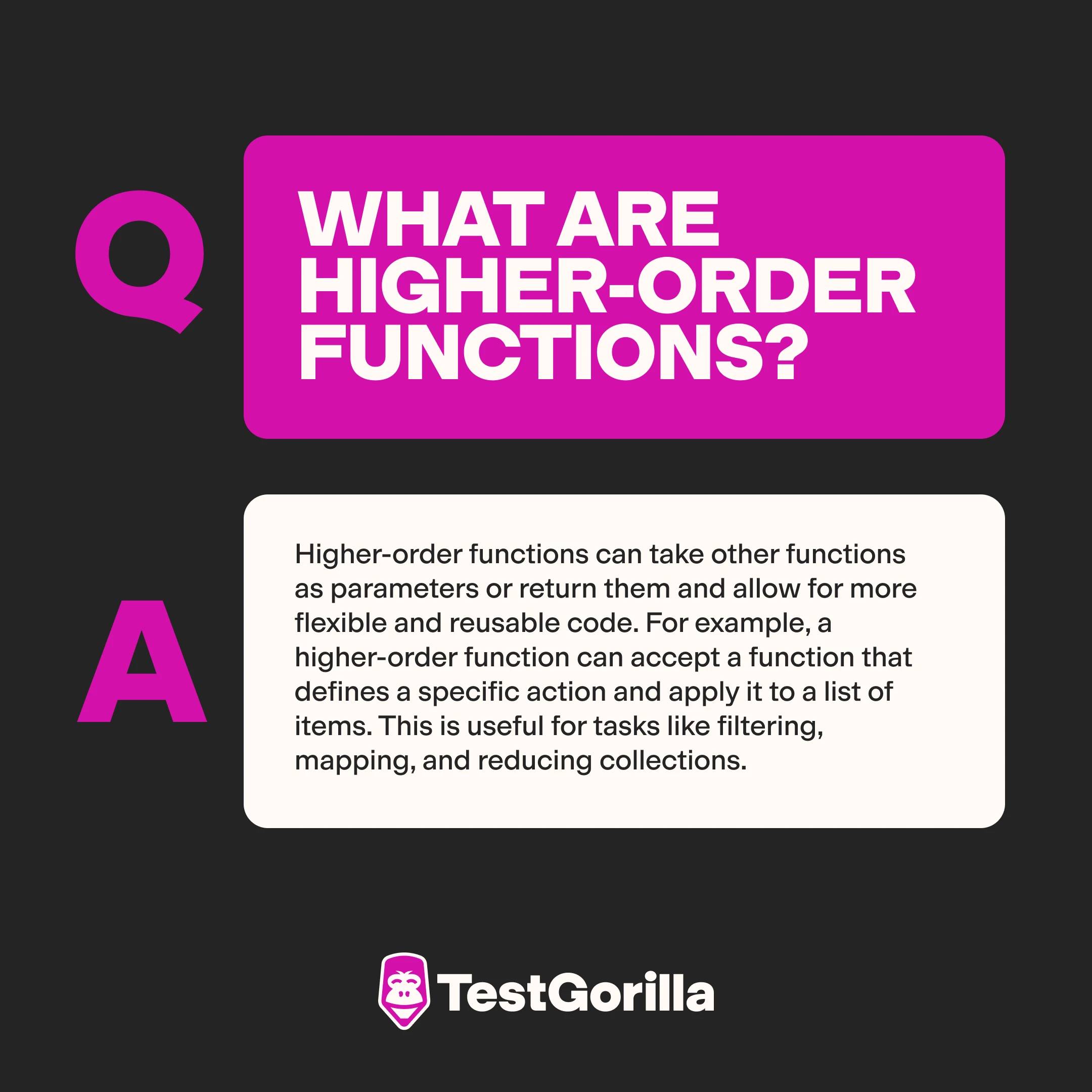 what are high-order functions