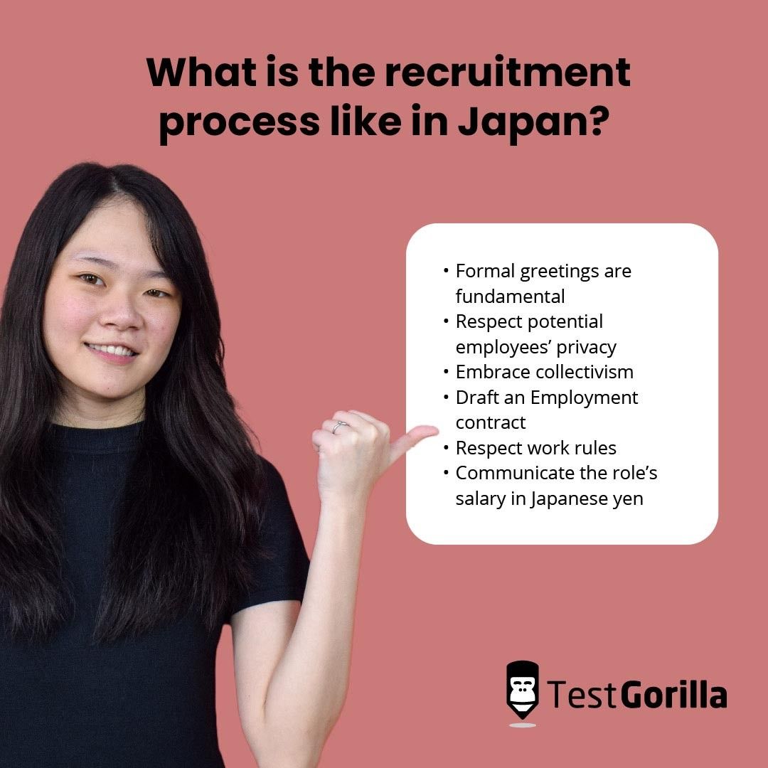 the recruitment process in Japan