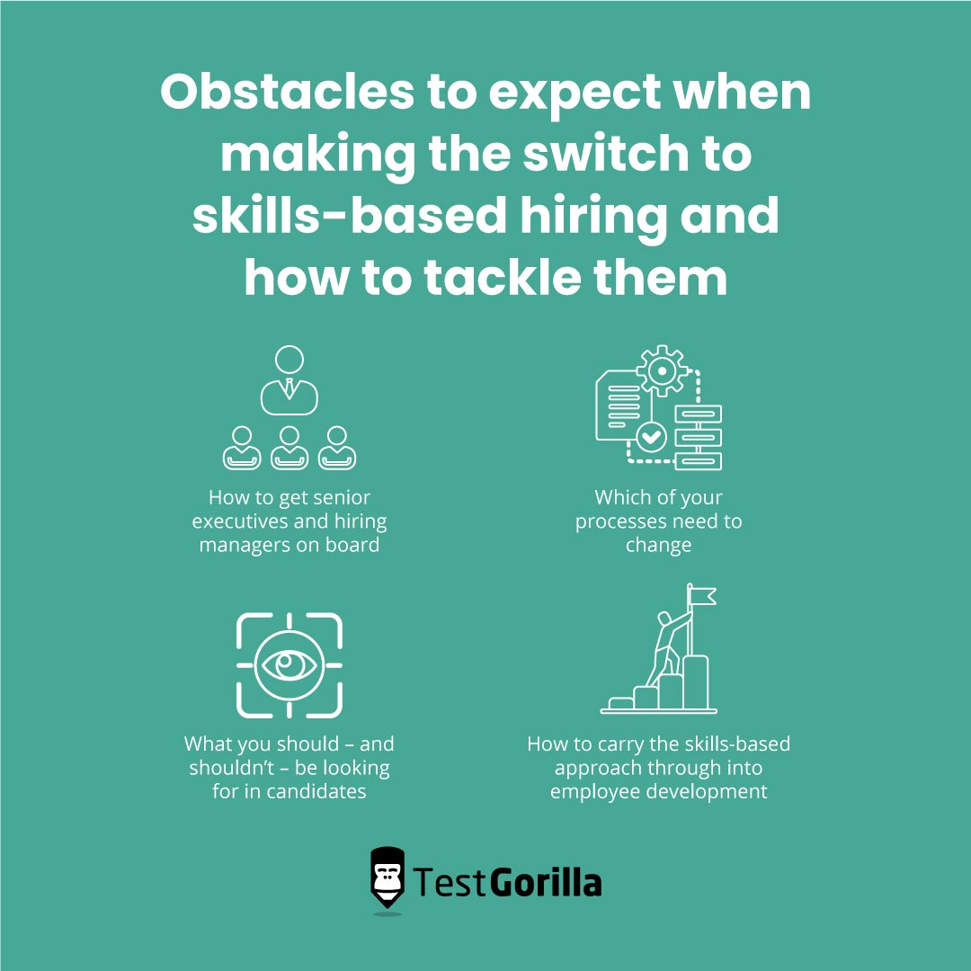 Obstacles to expect when switching to skills-based hiring: how to tackle them