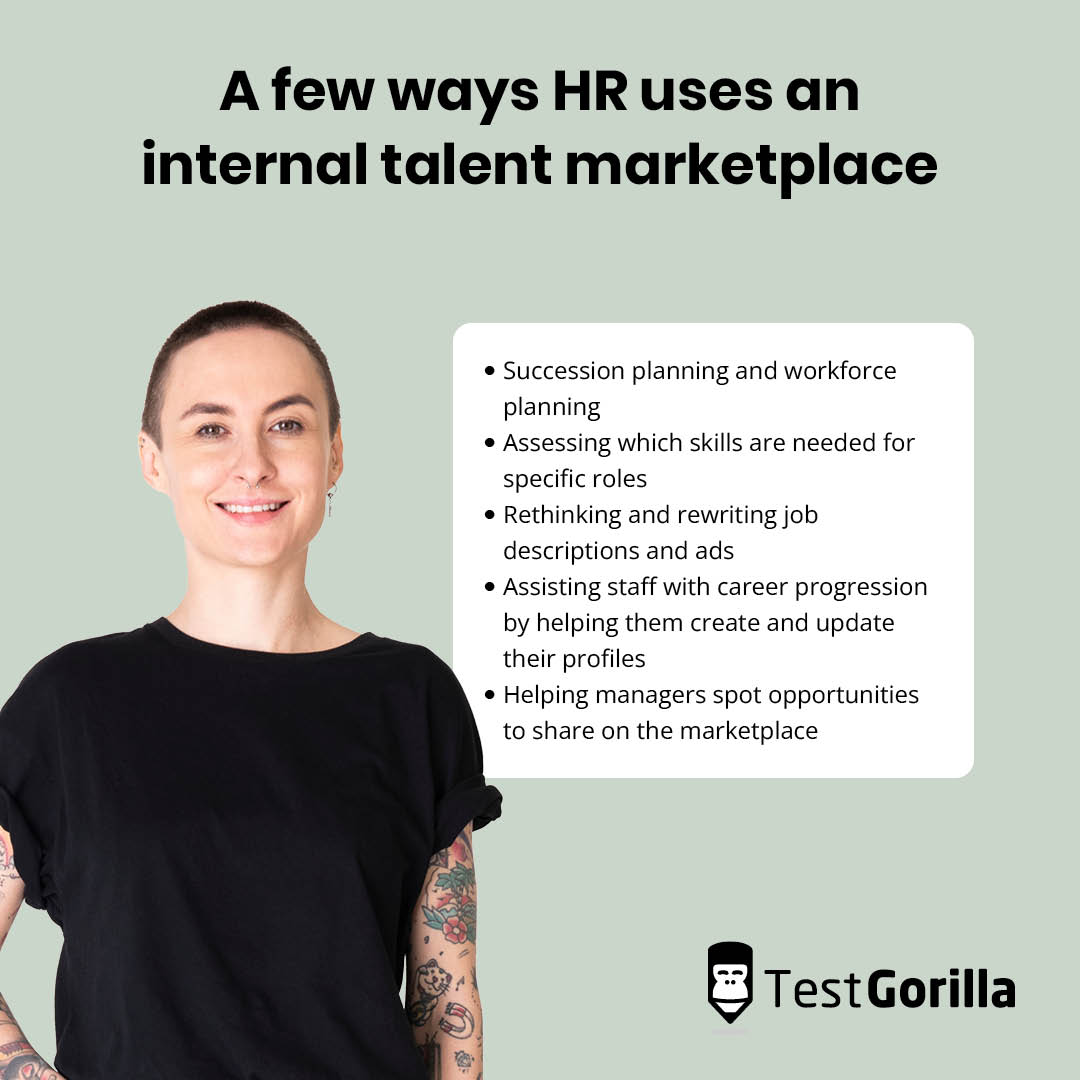 A few ways HR uses an internal marketplace