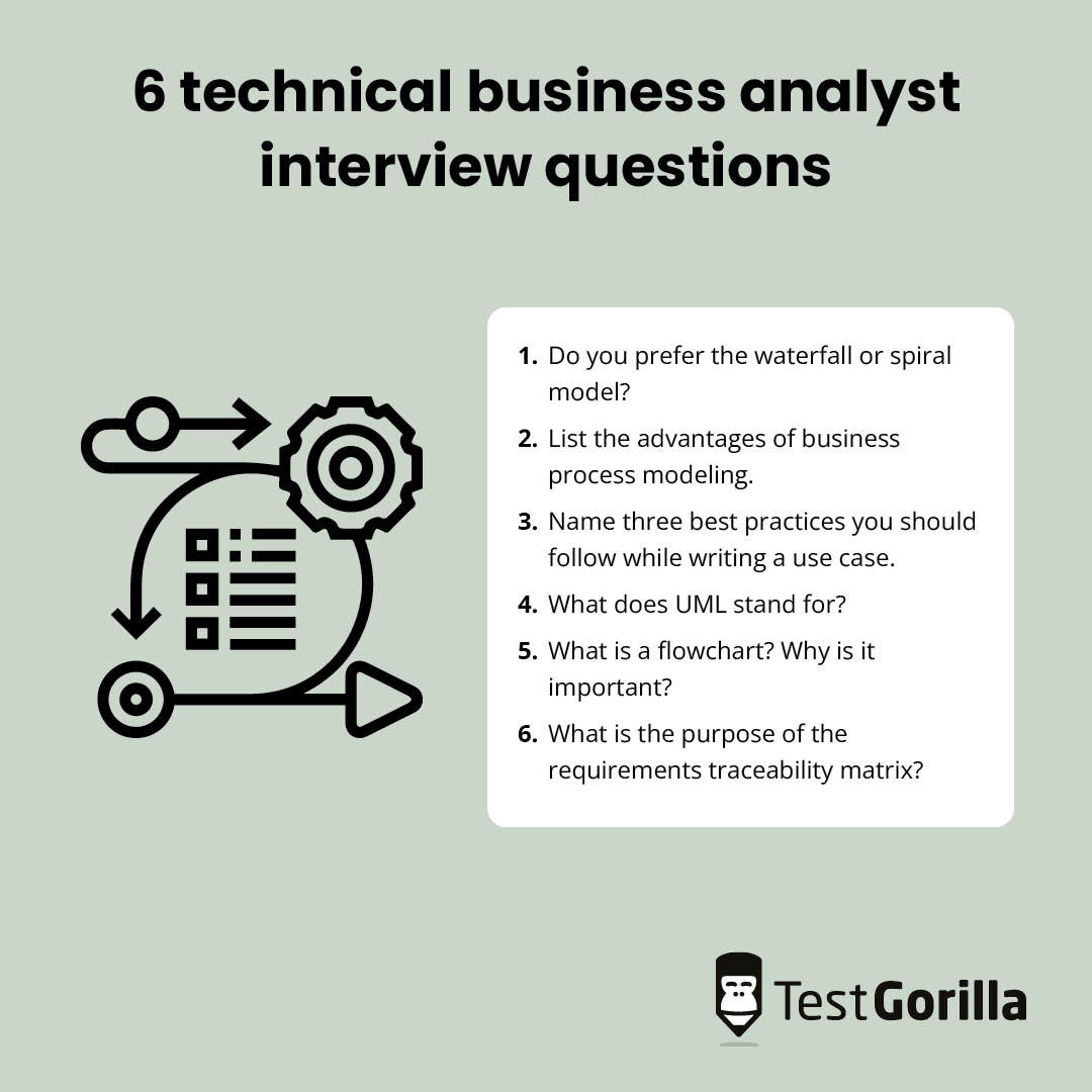 6 technical business analyst interview questions