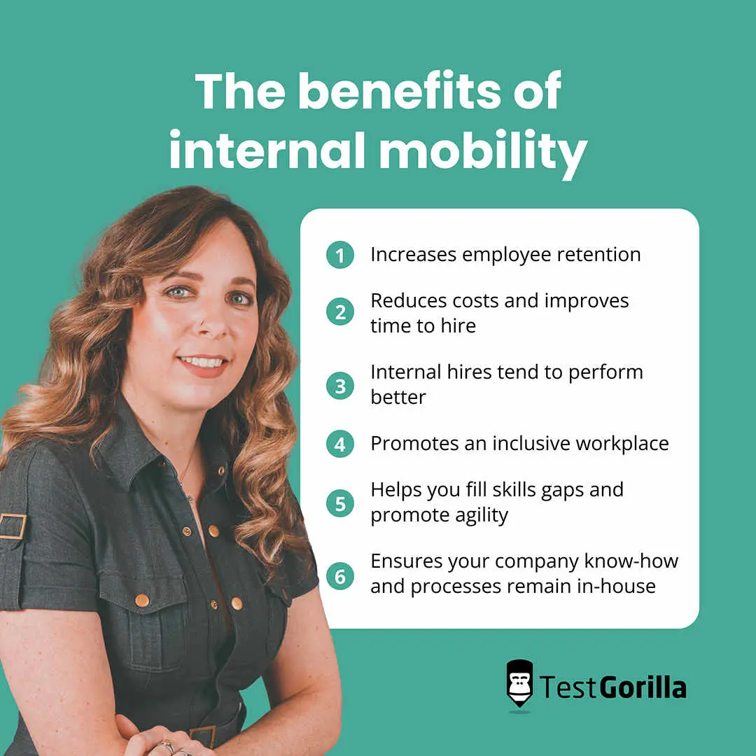 The benefits of internal mobility graphic