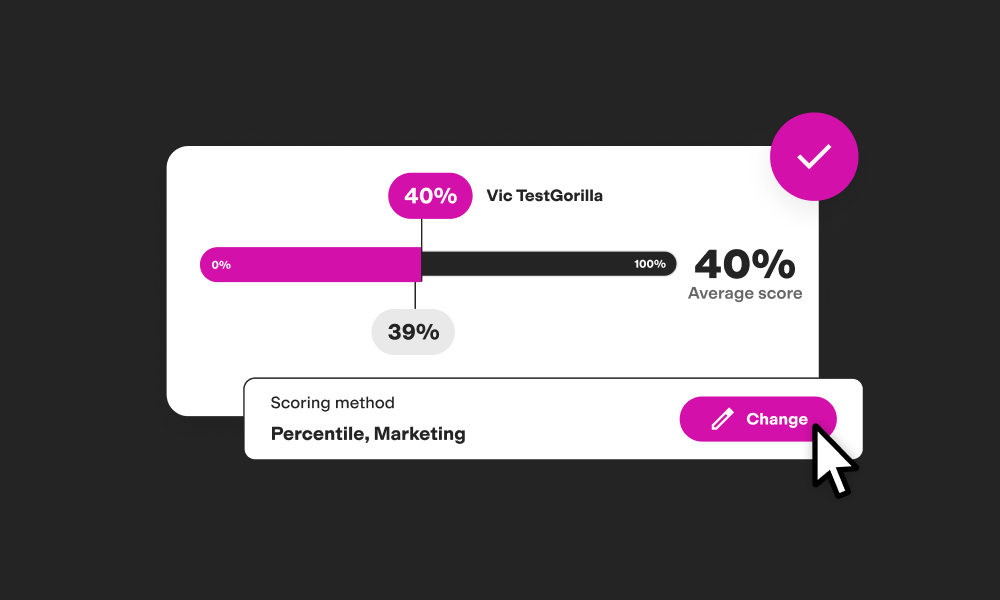 Benchmark score feature 