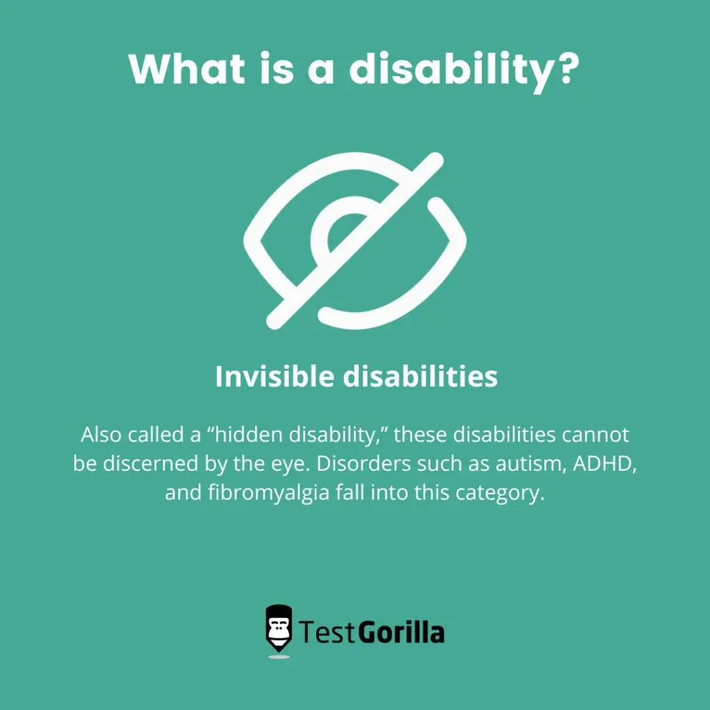 What is a disability Invisible disabilities