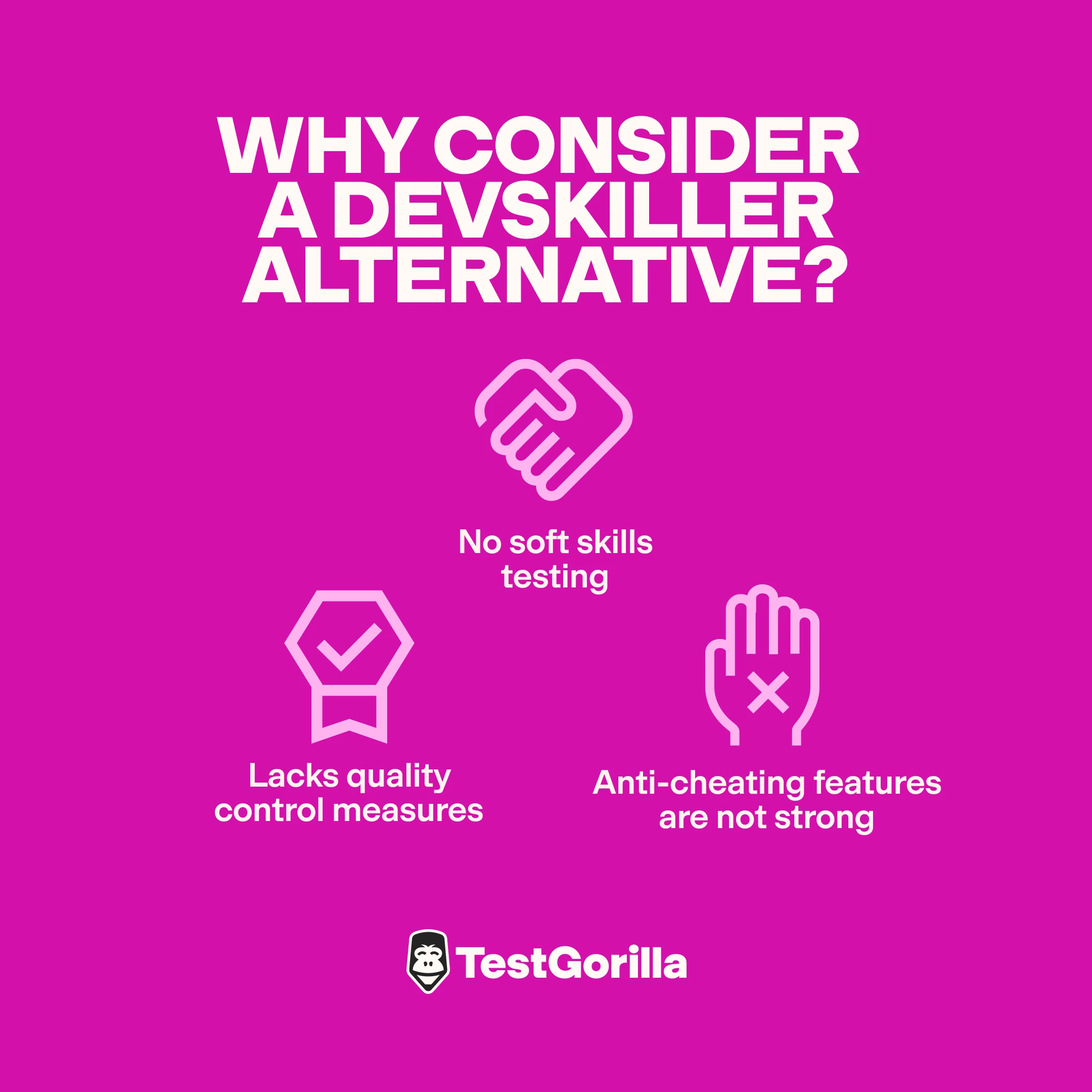 why consider a devskiller alternative graphic