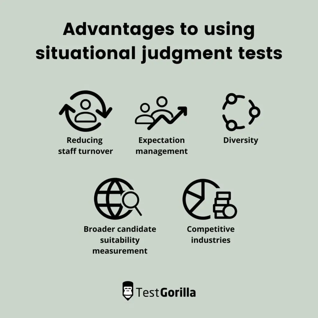 advantages of situational judgment tests
