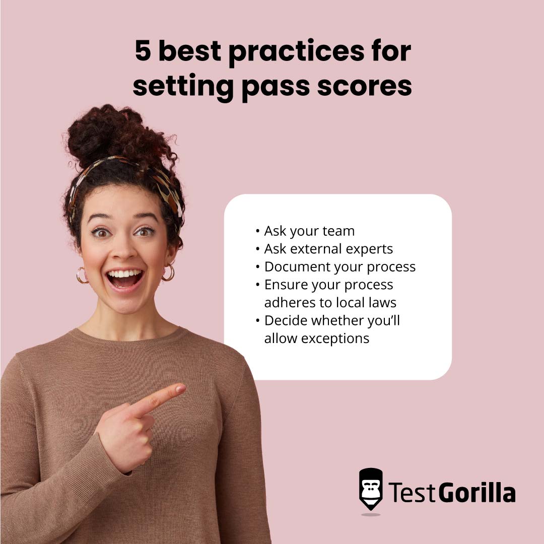 5 best practices for setting pass scores