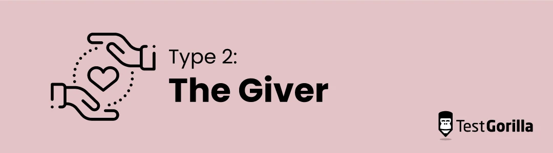 Type 2 the giver graphic
