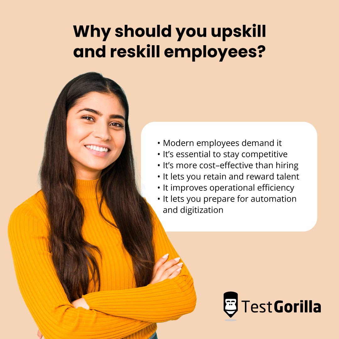 Why should you upskill and reskill employees